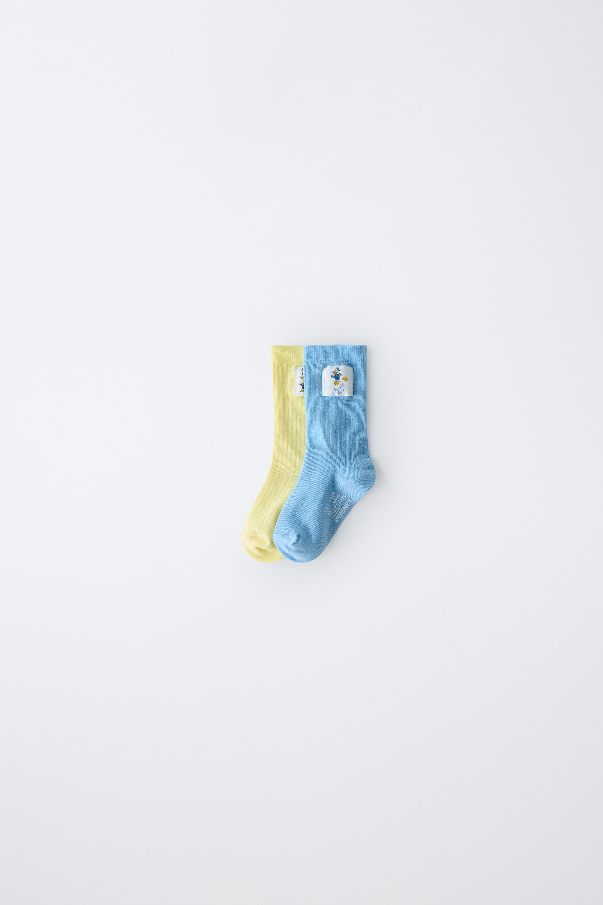 TWO-PACK OF MICKEY MOUSE AND DONALD DUCK LONG SOCKS © DISNEY
